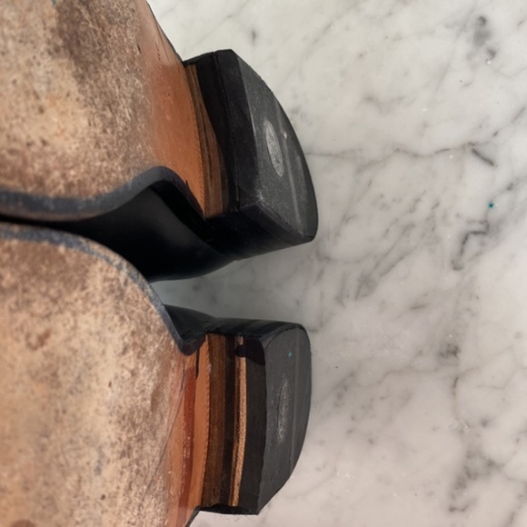 ⚡️Dolce and Gabbana Brushed Calfskin Square Toe Chelsea ankle boot - Size 8.5 - Picture 10 of 11